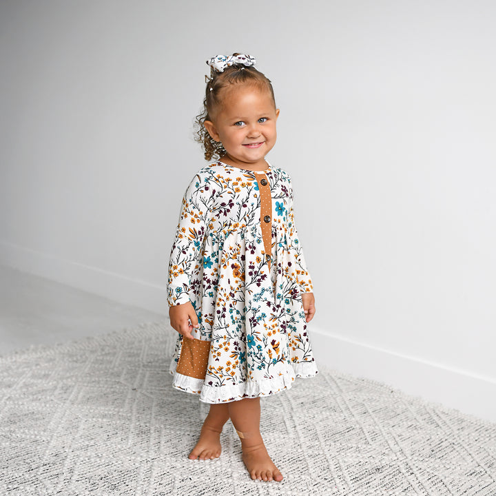 Maren Floral BUTTON DRESS - Gigi and Max