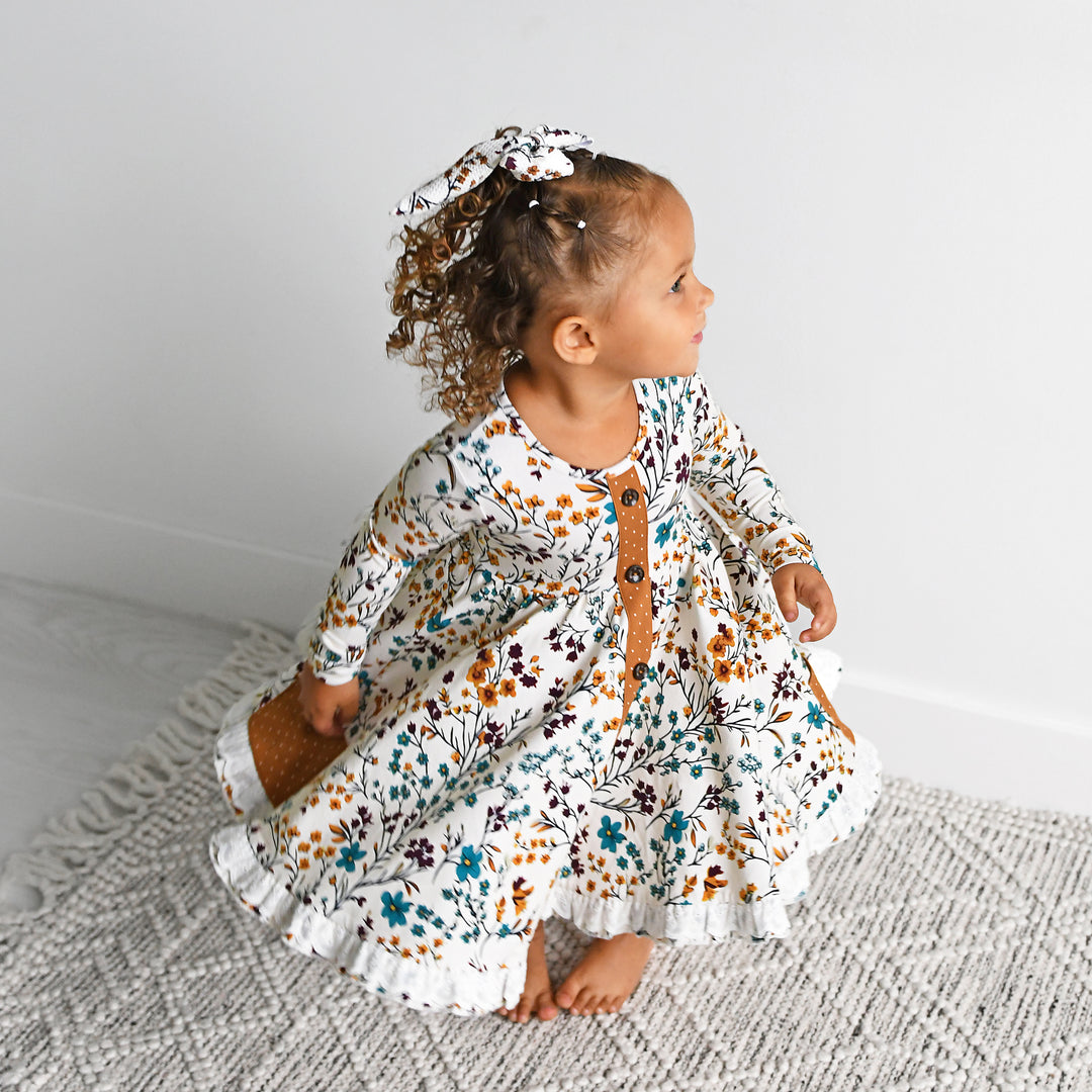 Maren Floral BUTTON DRESS - Gigi and Max