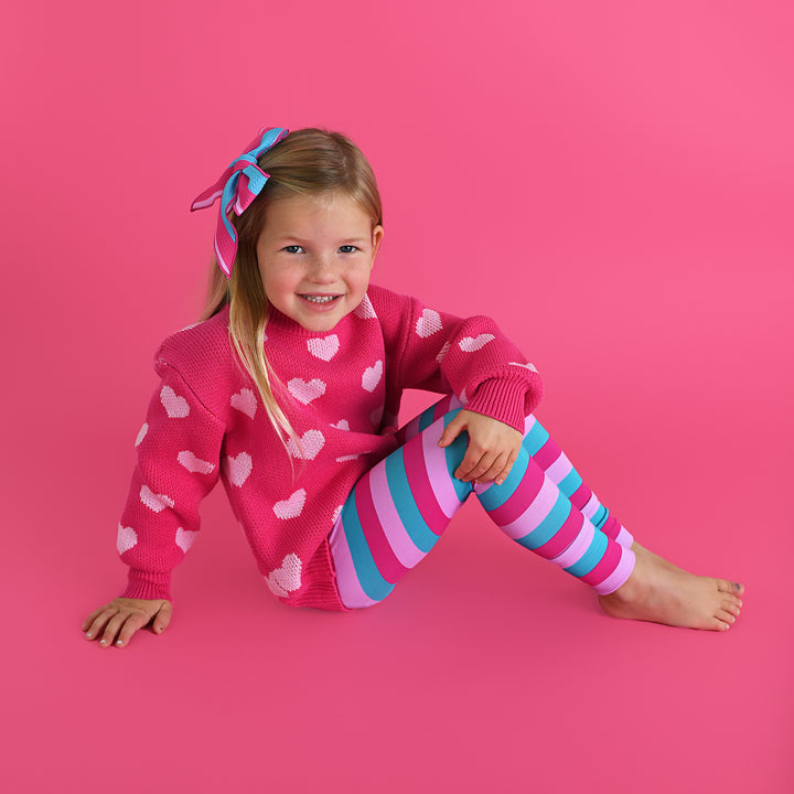 Pink Heart SWEATER - Gigi and Max