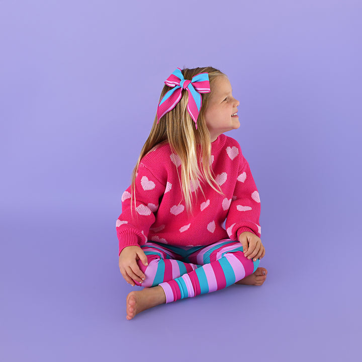 Pink Heart SWEATER - Gigi and Max