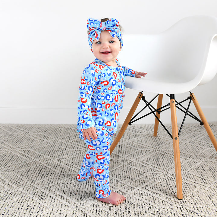 Kinsley Leopard RUFFLE ZIP - Gigi and Max