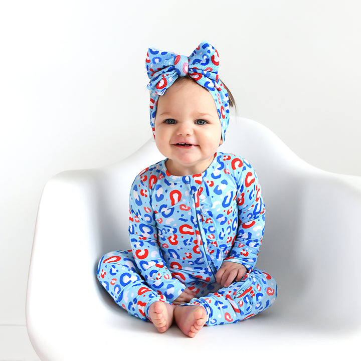 Kinsley Leopard RUFFLE ZIP - Gigi and Max