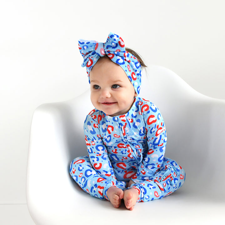 Kinsley Leopard RUFFLE ZIP - Gigi and Max