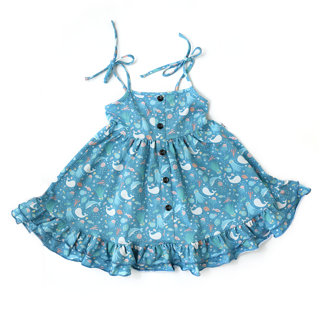 Bree TIE TWIRL DRESS - Gigi and Max