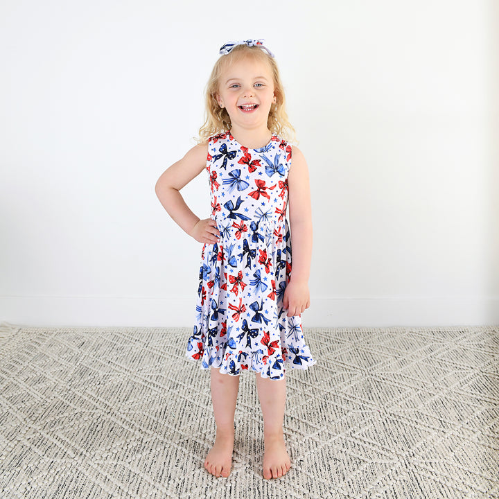 Eleanor Bows TANK TWIRL DRESS - Gigi and Max