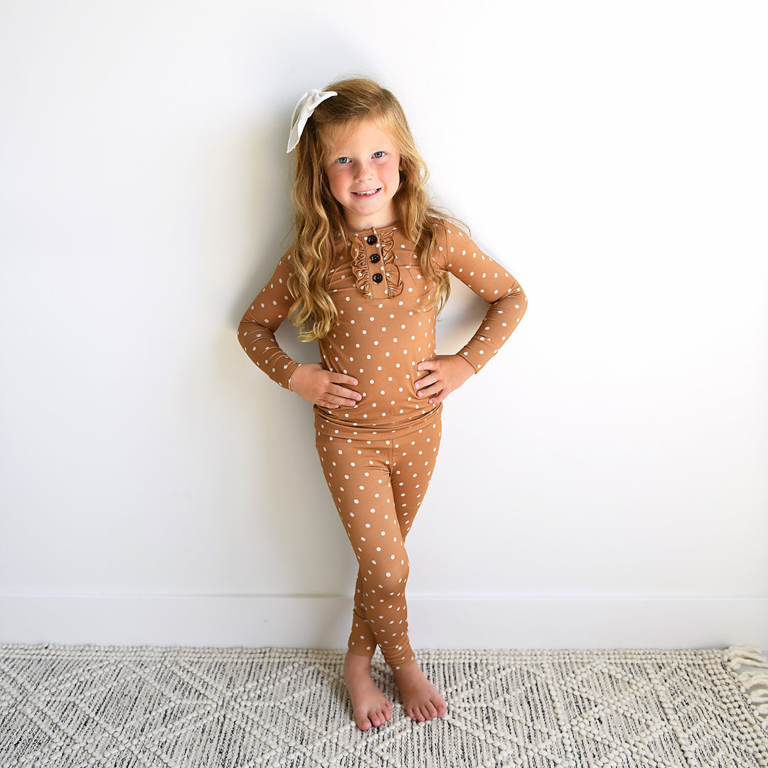 Maple Dot RUFFLE TWO PIECE - Gigi and Max