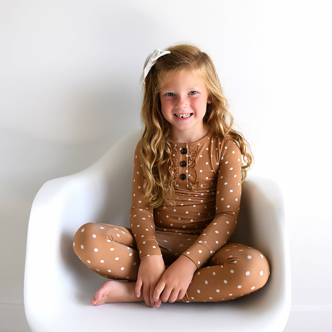 Maple Dot RUFFLE TWO PIECE - Gigi and Max