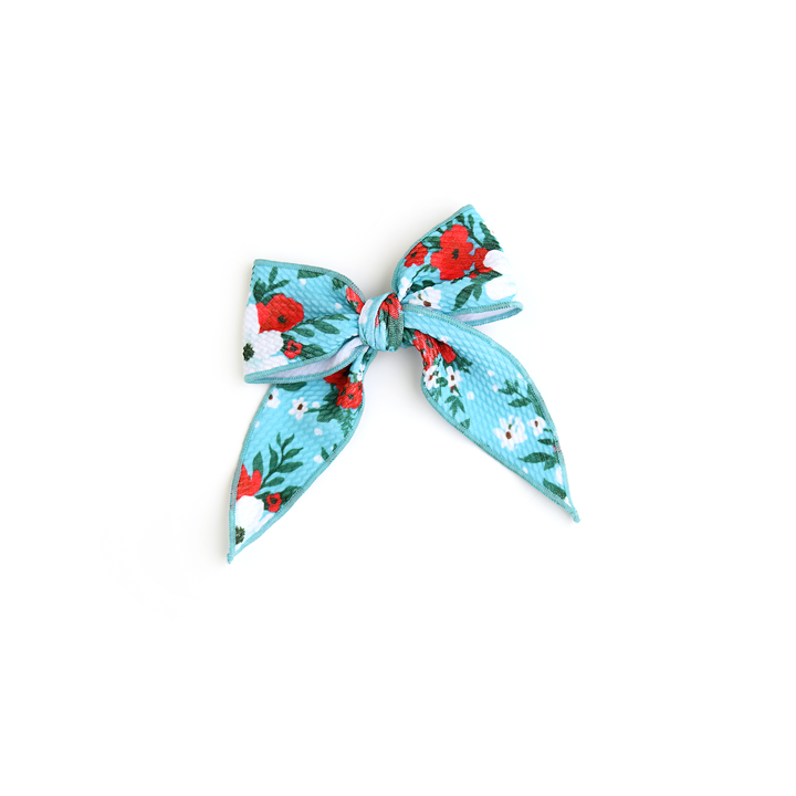 Elsa Floral CLIP BOW - Gigi and Max