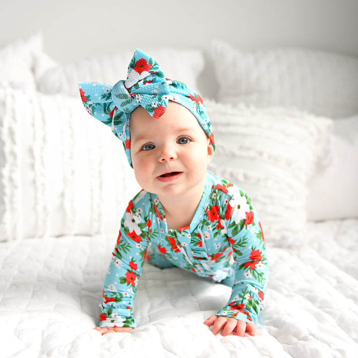 Elsa Floral RUFFLE ZIP - Gigi and Max