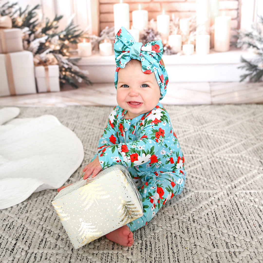 Elsa Floral RUFFLE ZIP - Gigi and Max