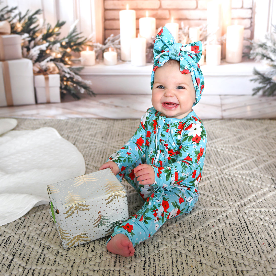 Elsa Floral RUFFLE ZIP - Gigi and Max