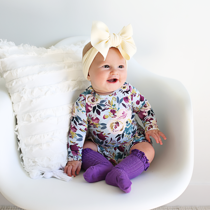 Lilac LACE SOCKS - Gigi and Max