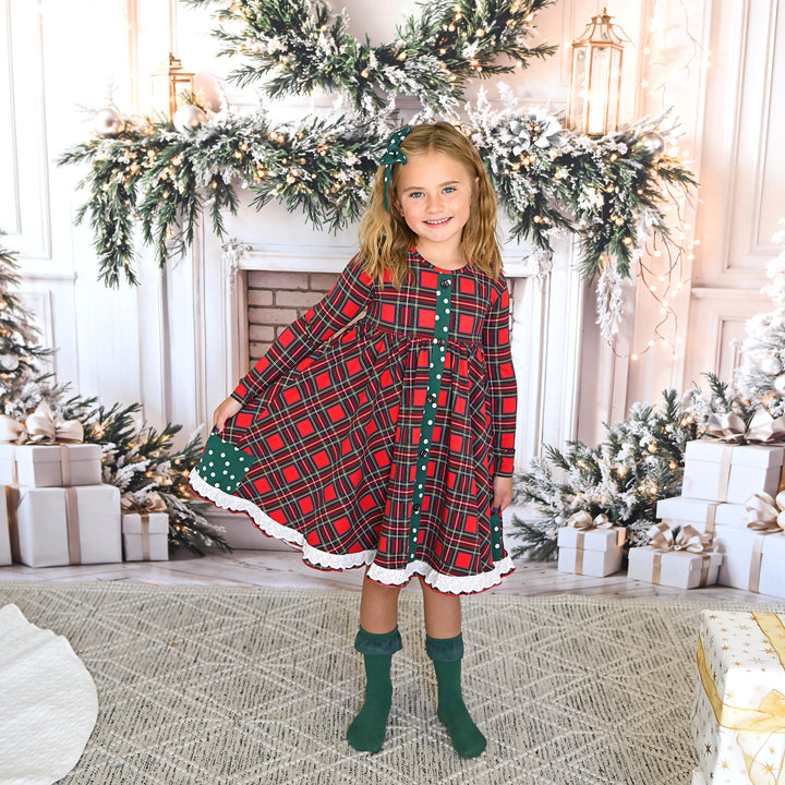 Holland BUTTON DRESS - Gigi and Max