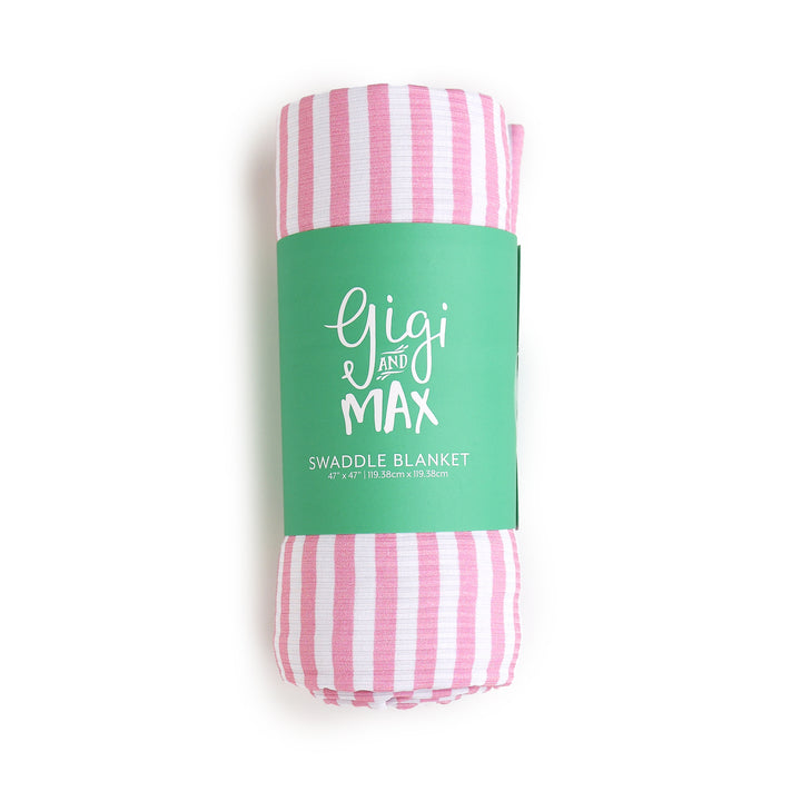 Lana Pink Ribbed SWADDLE