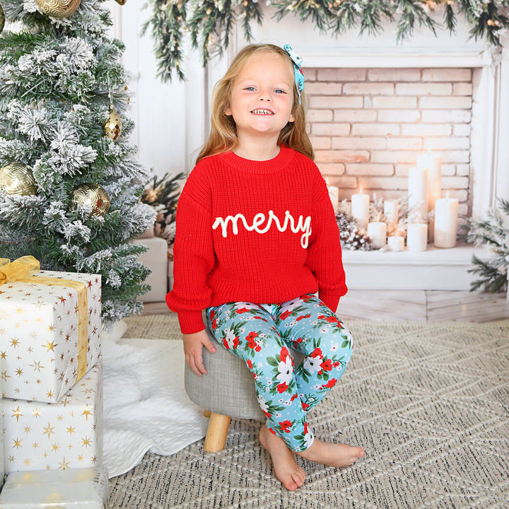 Elsa Floral CLIP BOW - Gigi and Max