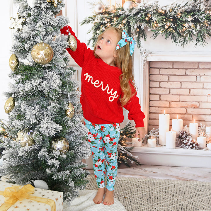 Elsa Floral LEGGINGS - Gigi and Max