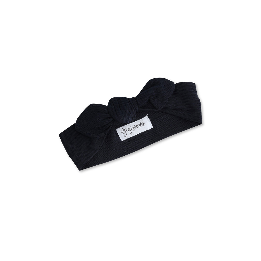 Collins Navy TOPKNOT HEADBAND - Gigi and Max