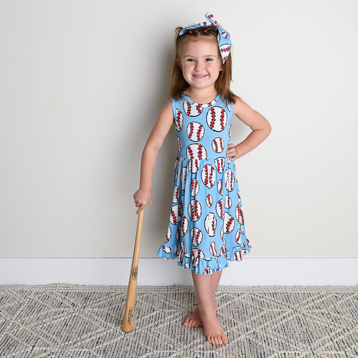 Bambino TANK RUFFLE TWIRL DRESS - Gigi and Max