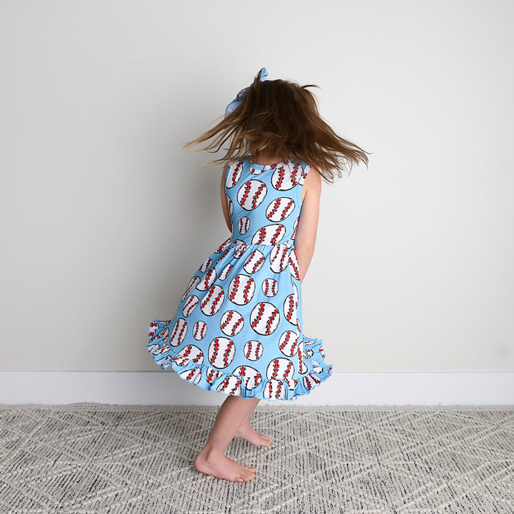 Bambino TANK RUFFLE TWIRL DRESS - Gigi and Max