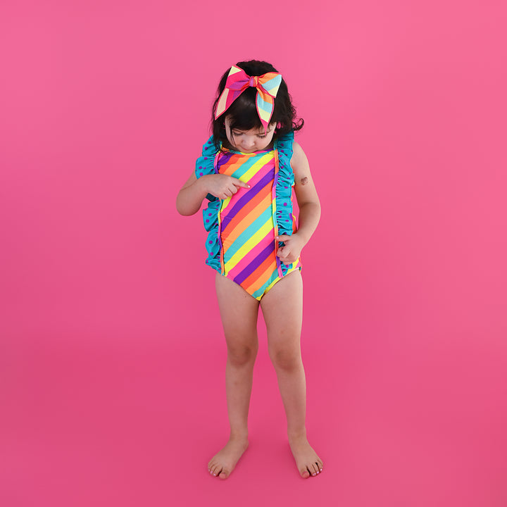 Amanda Stripe CLIP BOW - Gigi and Max