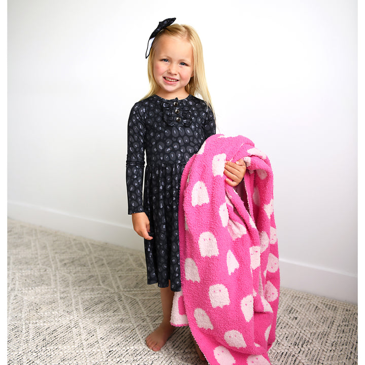 Ash Black Leopard CLIP BOW - Gigi and Max