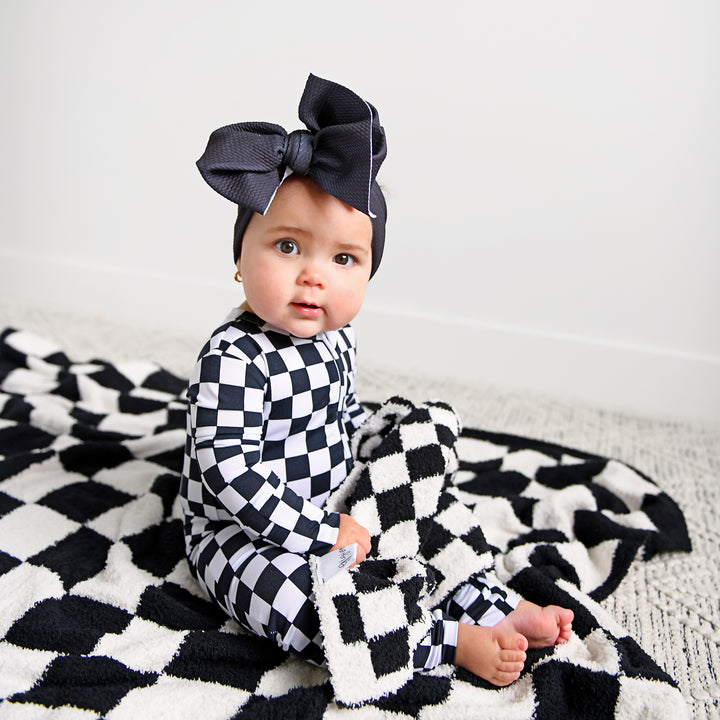 Axel Black Checks PLUSH MINI - Gigi and Max