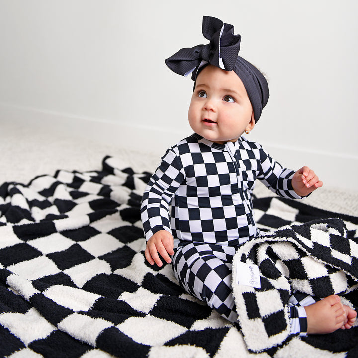 Axel Black Checks PLUSH MINI - Gigi and Max