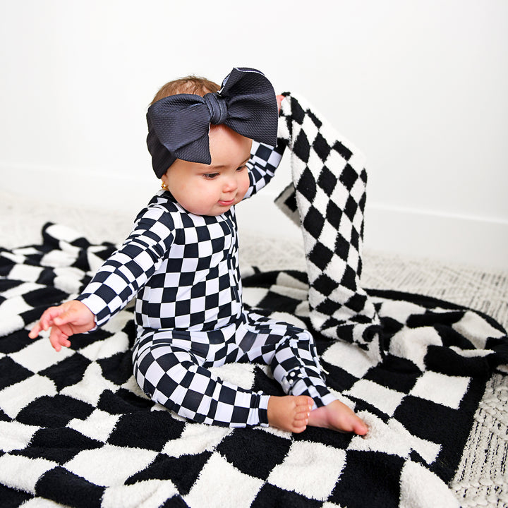 Axel Black Checks PLUSH MINI - Gigi and Max