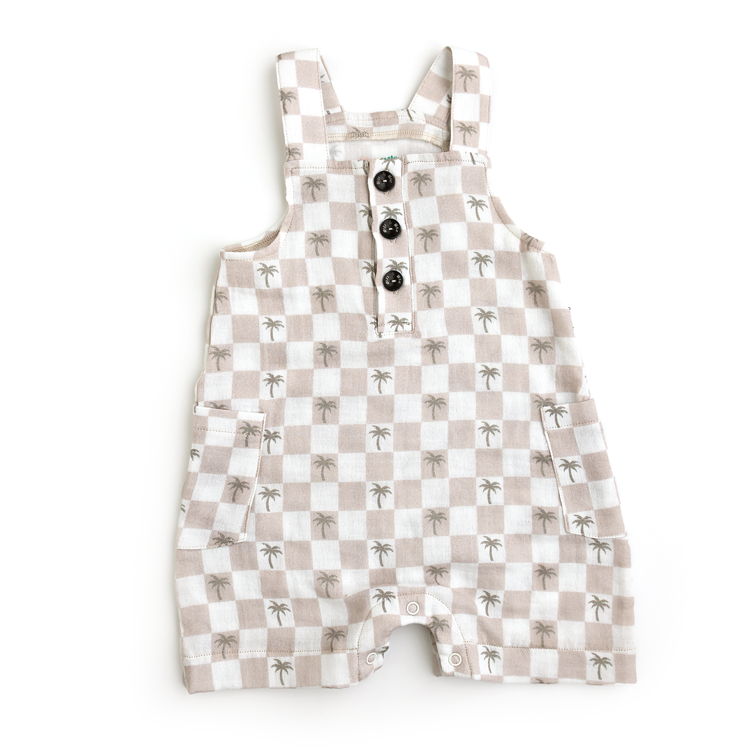 Beau Palm Tree COASTAL COVERALLS ORGANIC - Gigi and Max