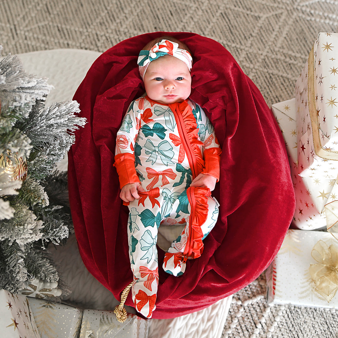 Belle Bows RUFFLE ZIP