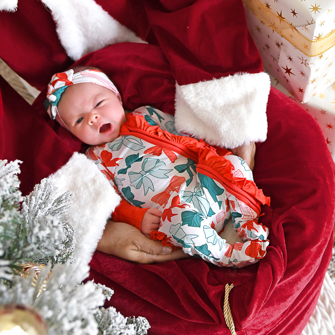 Belle Bows RUFFLE ZIP