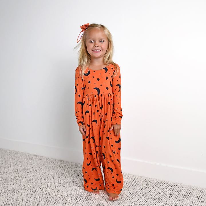 Blaise Orange Moon CLIP BOW - Gigi and Max