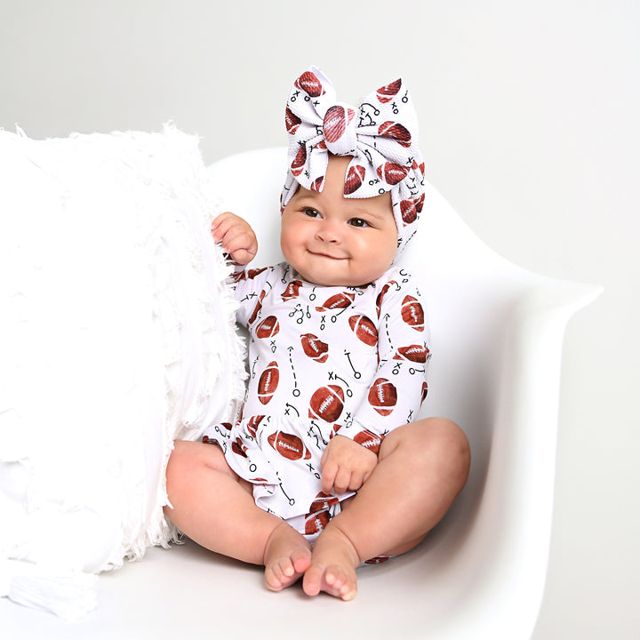 Brady Football HEADWRAP - Gigi and Max