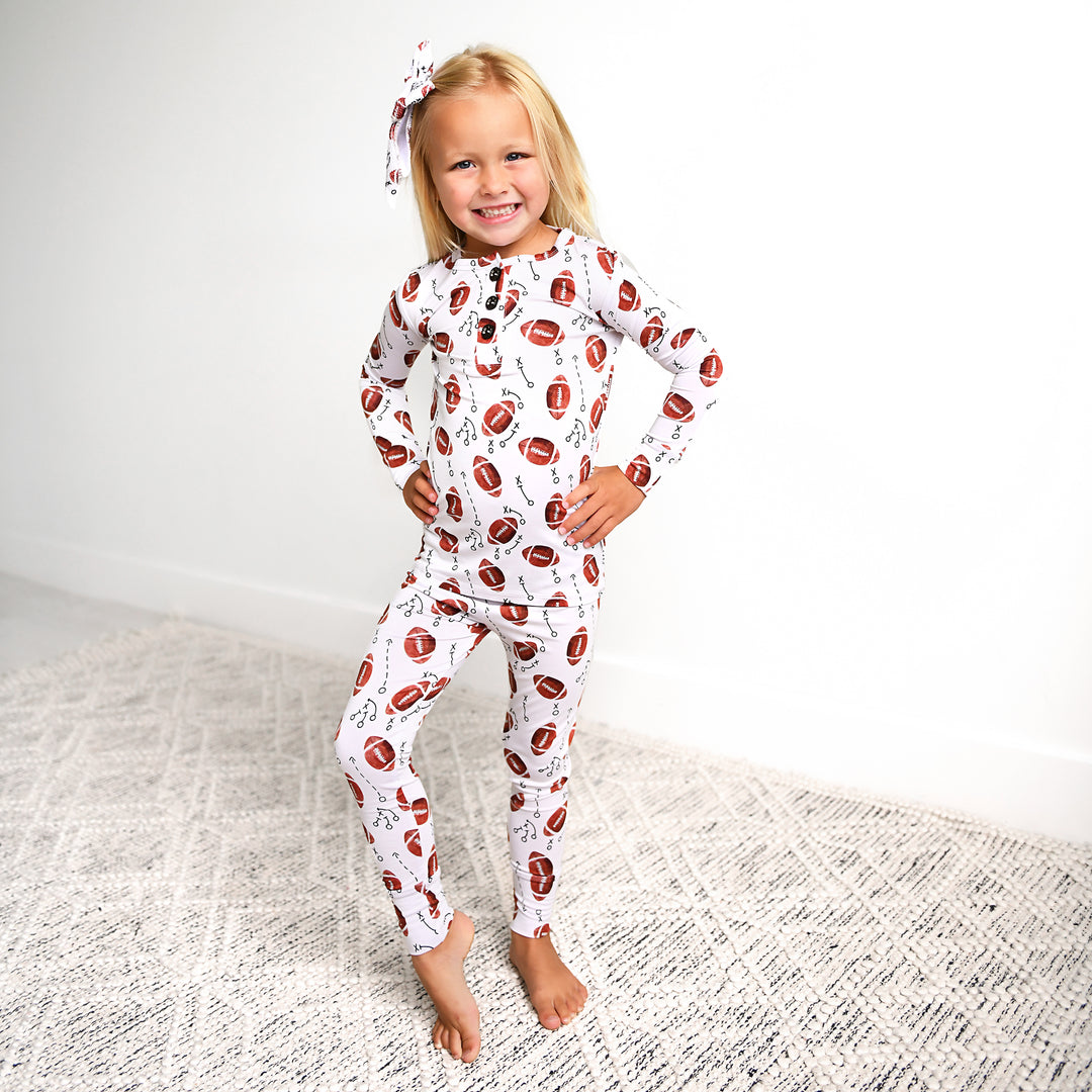 Brady Football TWO PIECE - Gigi and Max