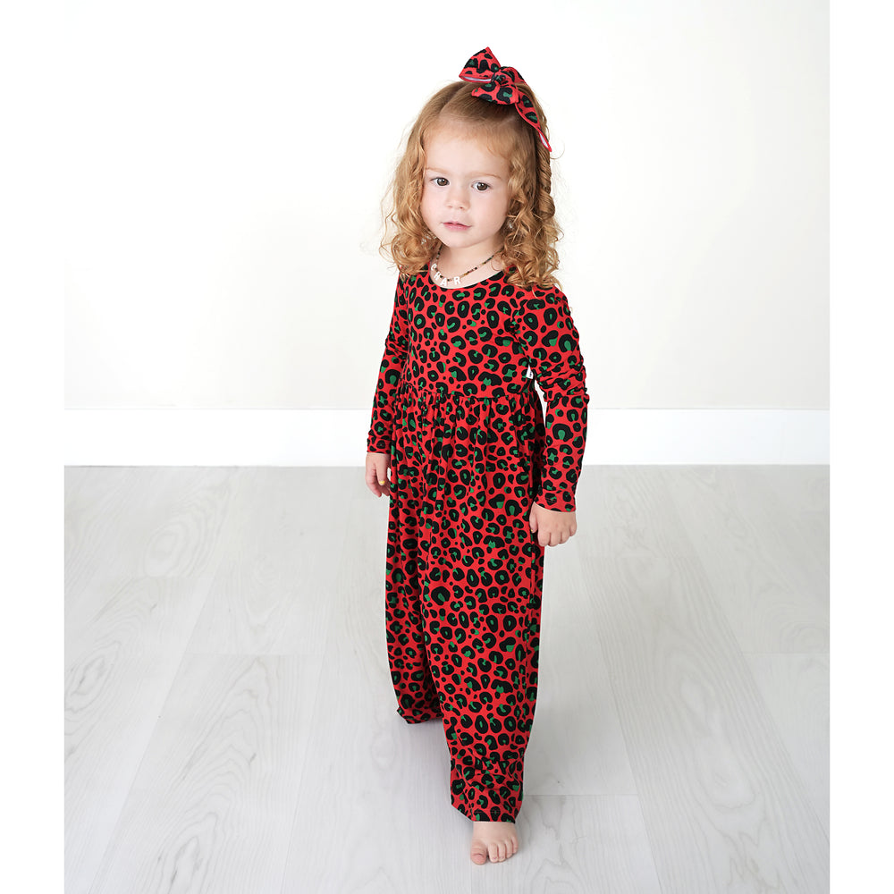 Chloe Leopard WIDE LEG ROMPER - Gigi and Max