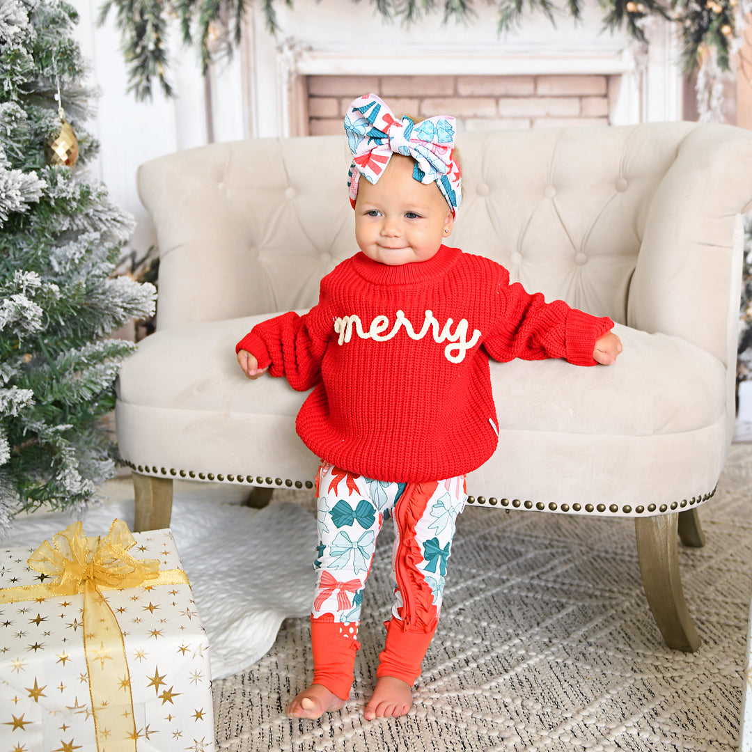 Merry Red SWEATER - Gigi and Max