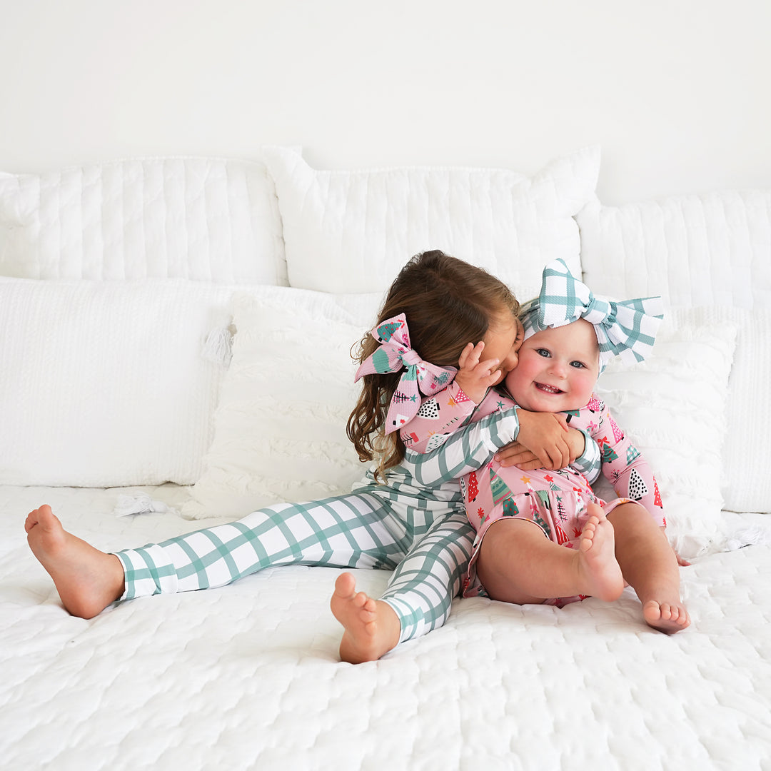 Joy Green Plaid RUFFLE TWO PIECE - Gigi and Max