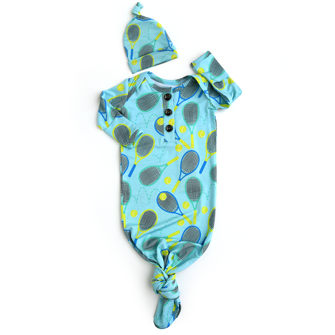 Roger Blue Tennis GOWN - Gigi and Max