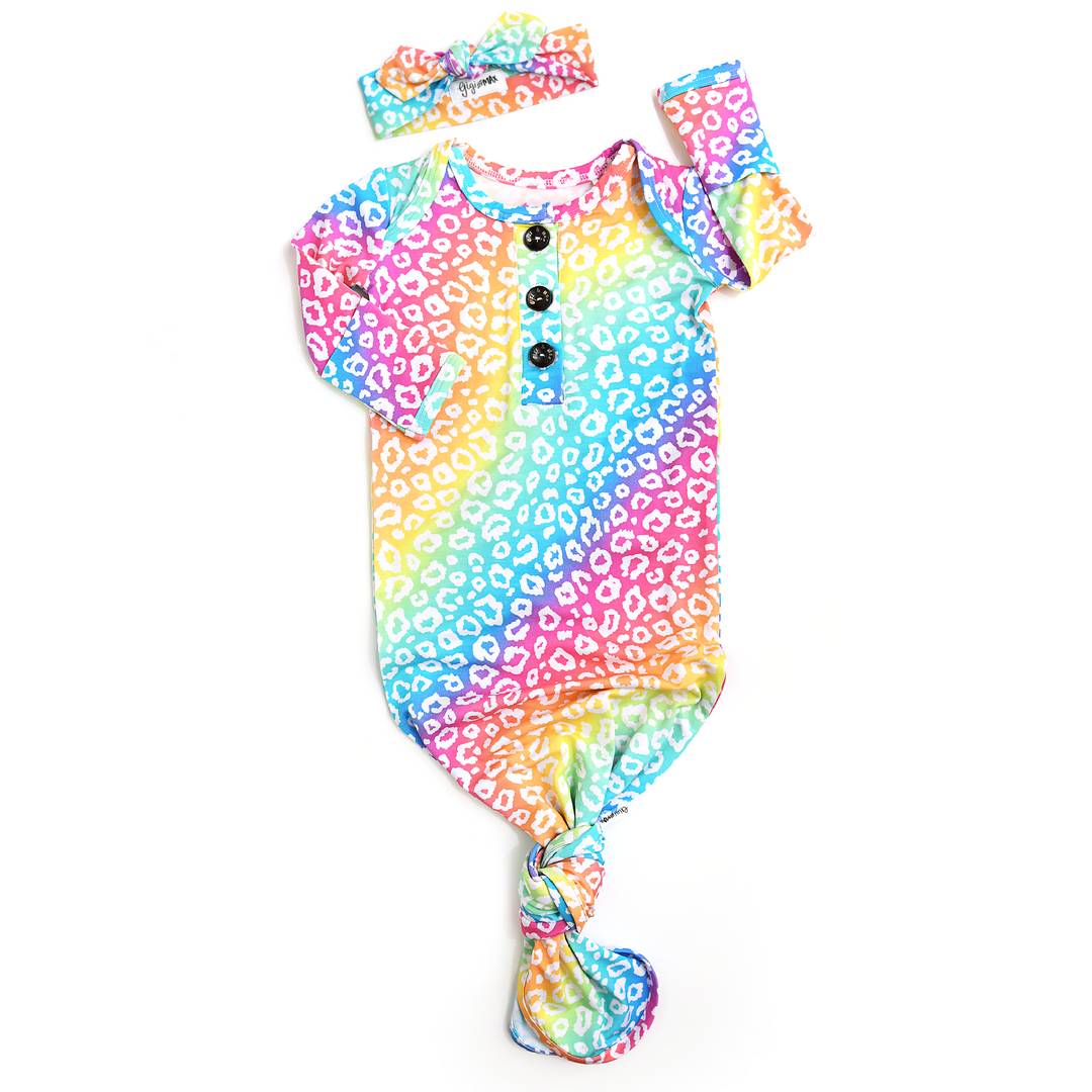 Summer Leopard GOWN - Gigi and Max