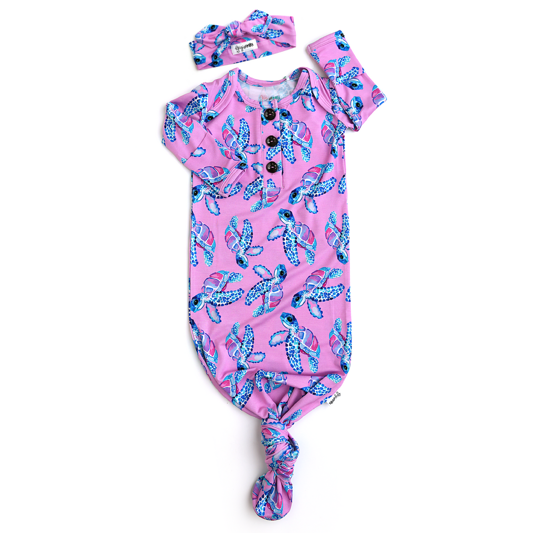 Waverly Sea Turtles GOWN - Gigi and Max