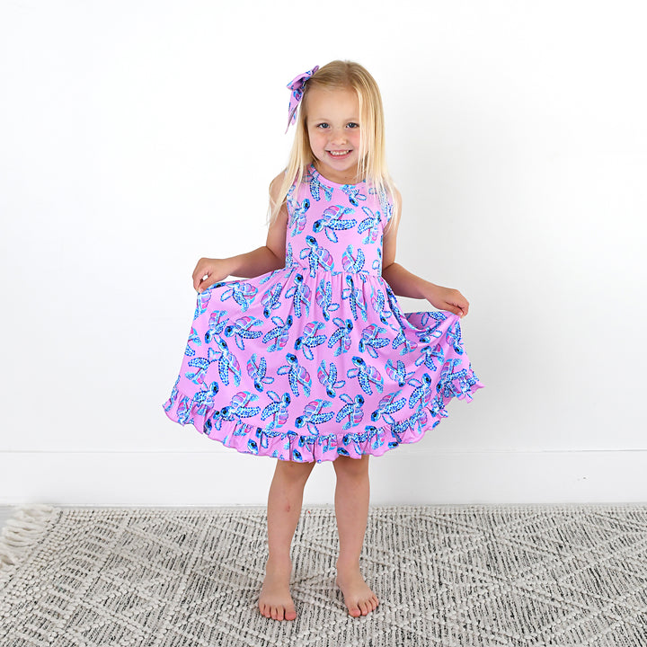 Waverly Sea Turtles CLIP BOW - Gigi and Max