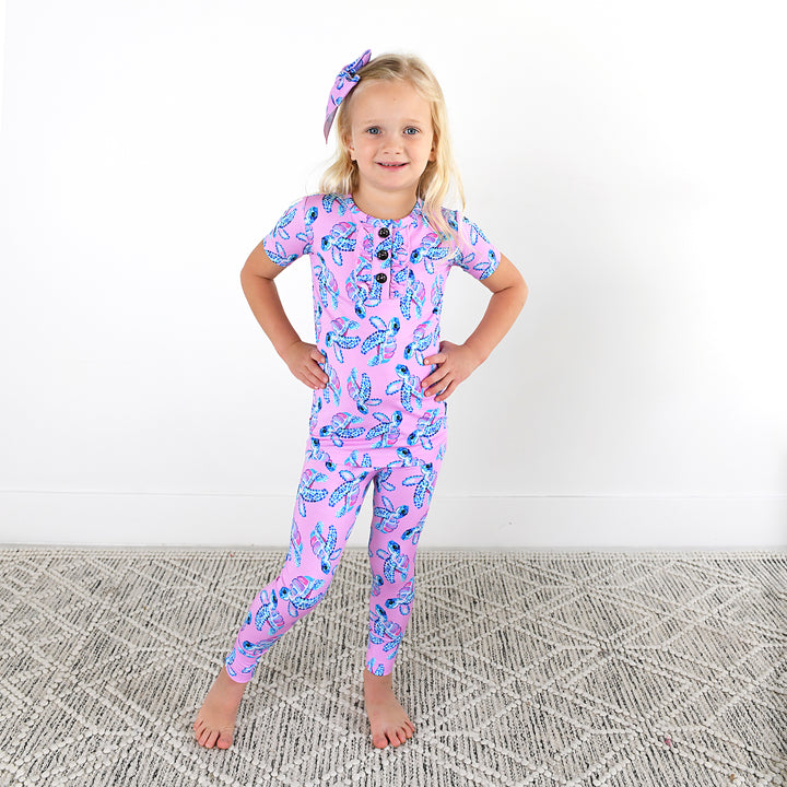 Waverly Sea Turtles CLIP BOW - Gigi and Max