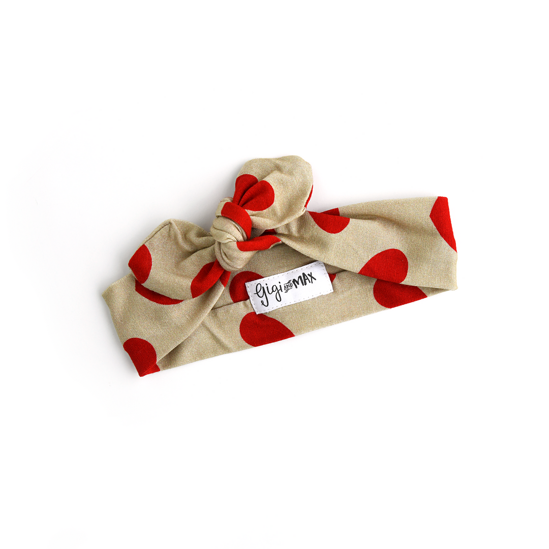 Cupid Topknot Headband - Gigi and Max