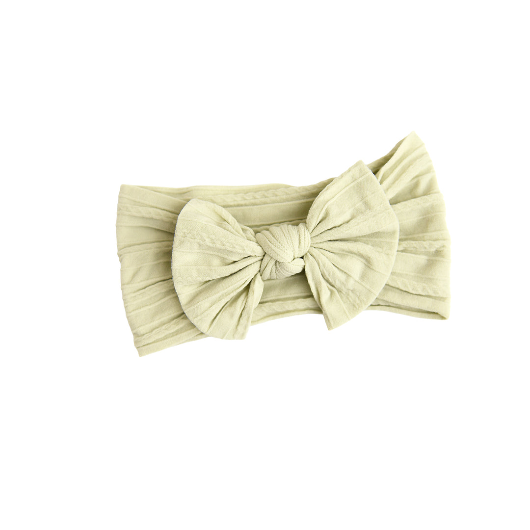 #15 Green Stone SOFT NYLON ELASTIC HEADBAND
