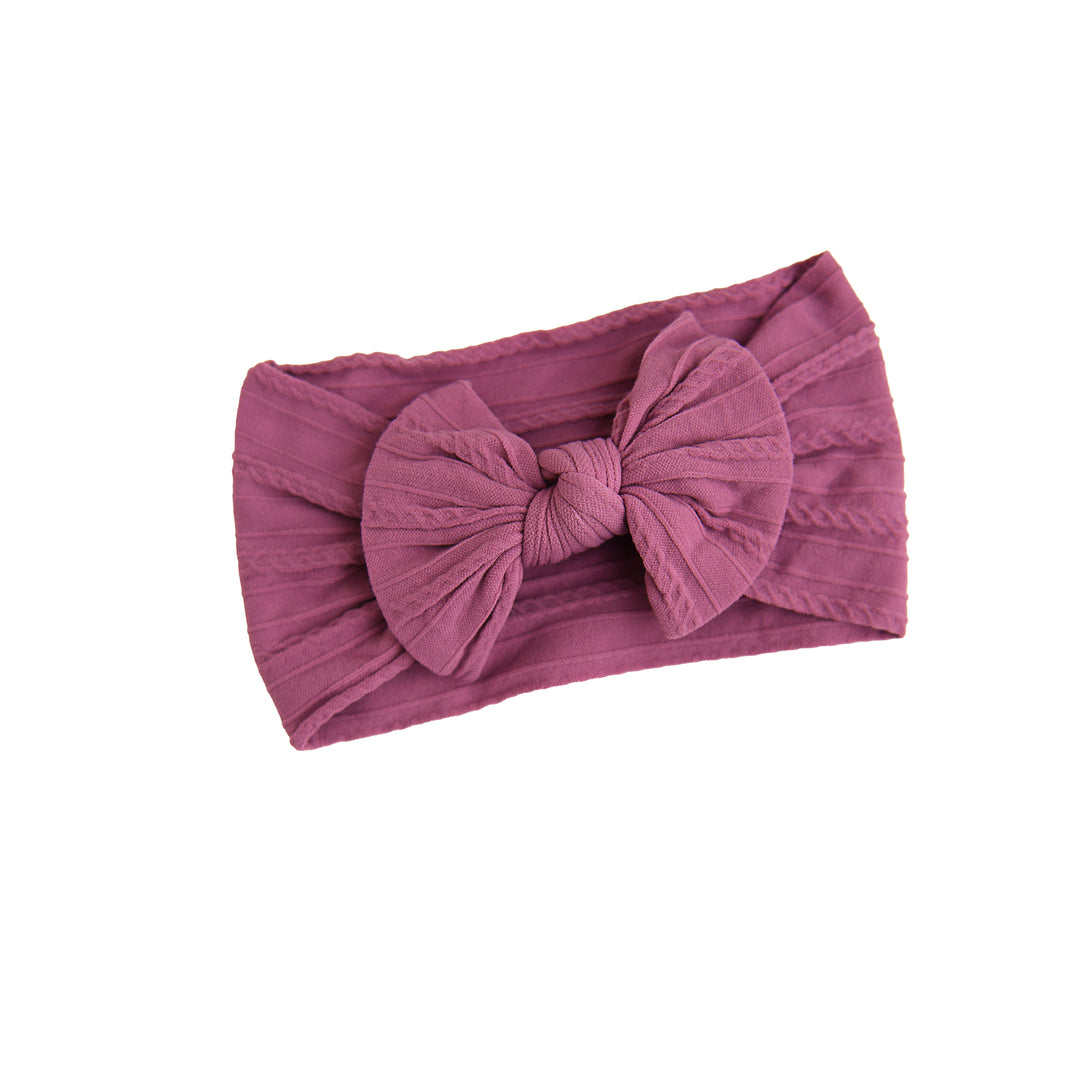 #18 Mauve SOFT NYLON ELASTIC HEADBAND