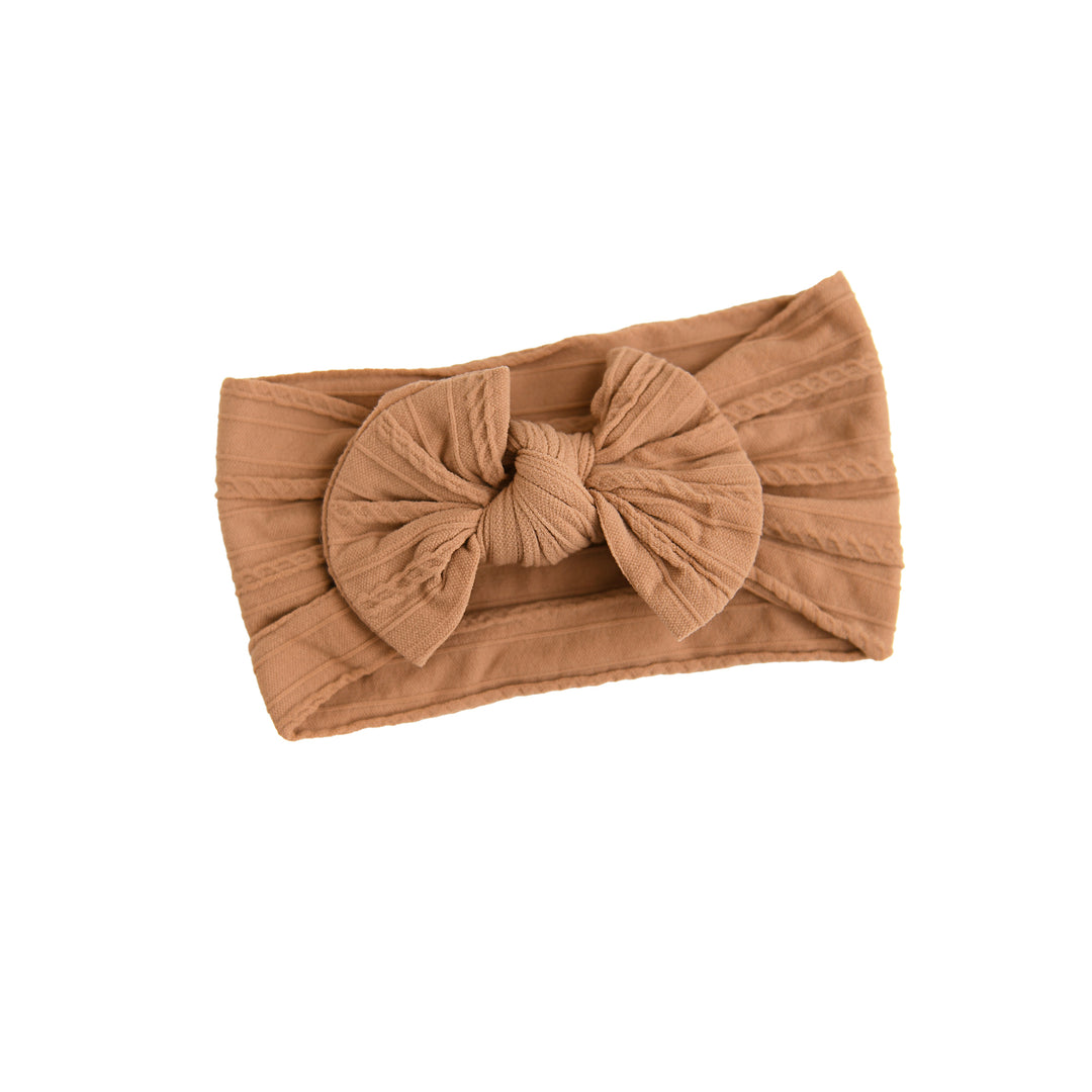 #4 Tan SOFT NYLON ELASTIC HEADBAND