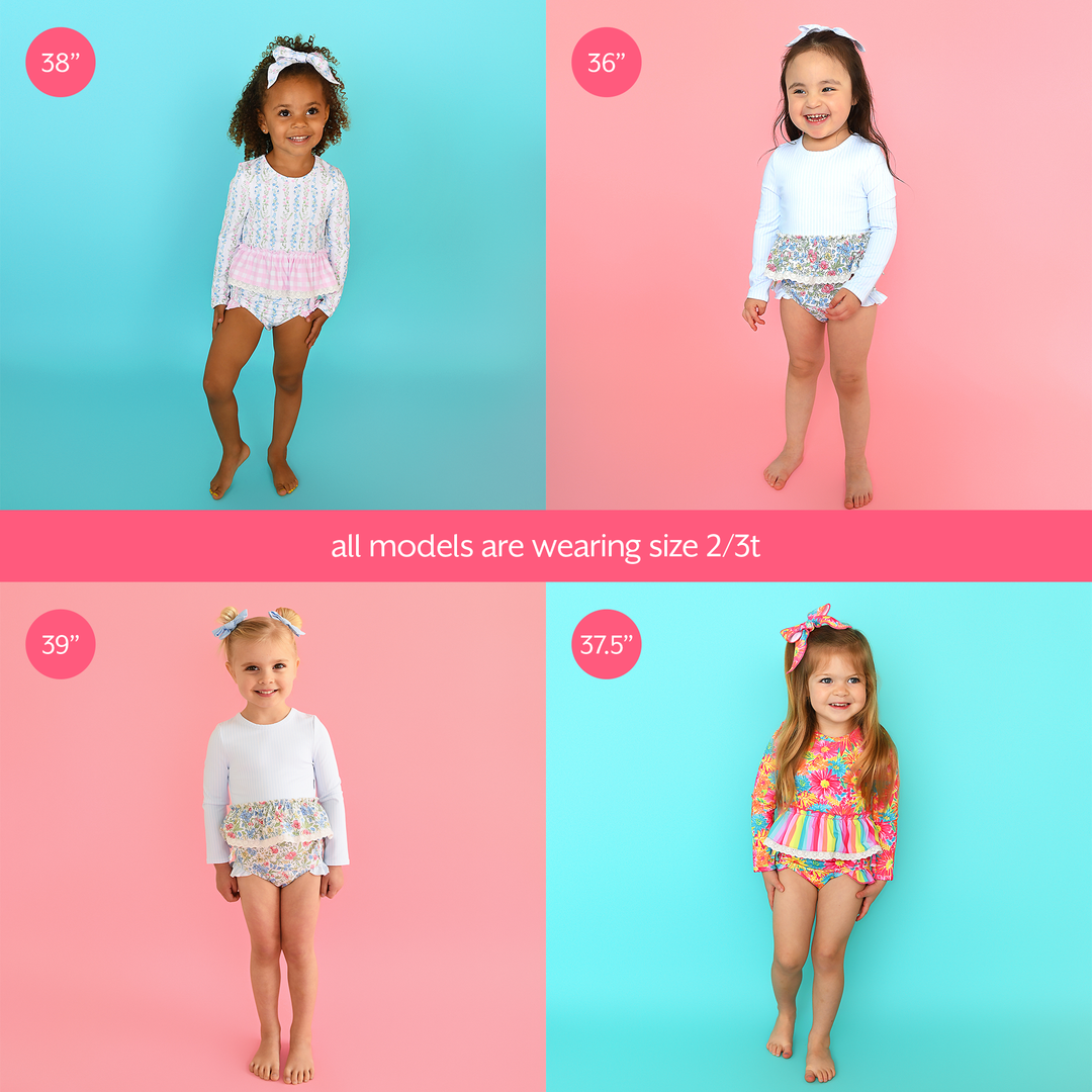 Vera RASH GUARD TWO PIECE SWIM SET - Gigi and Max