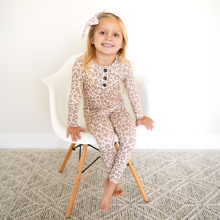 Amari Leopard RUFFLE TWO PIECE - Gigi and Max