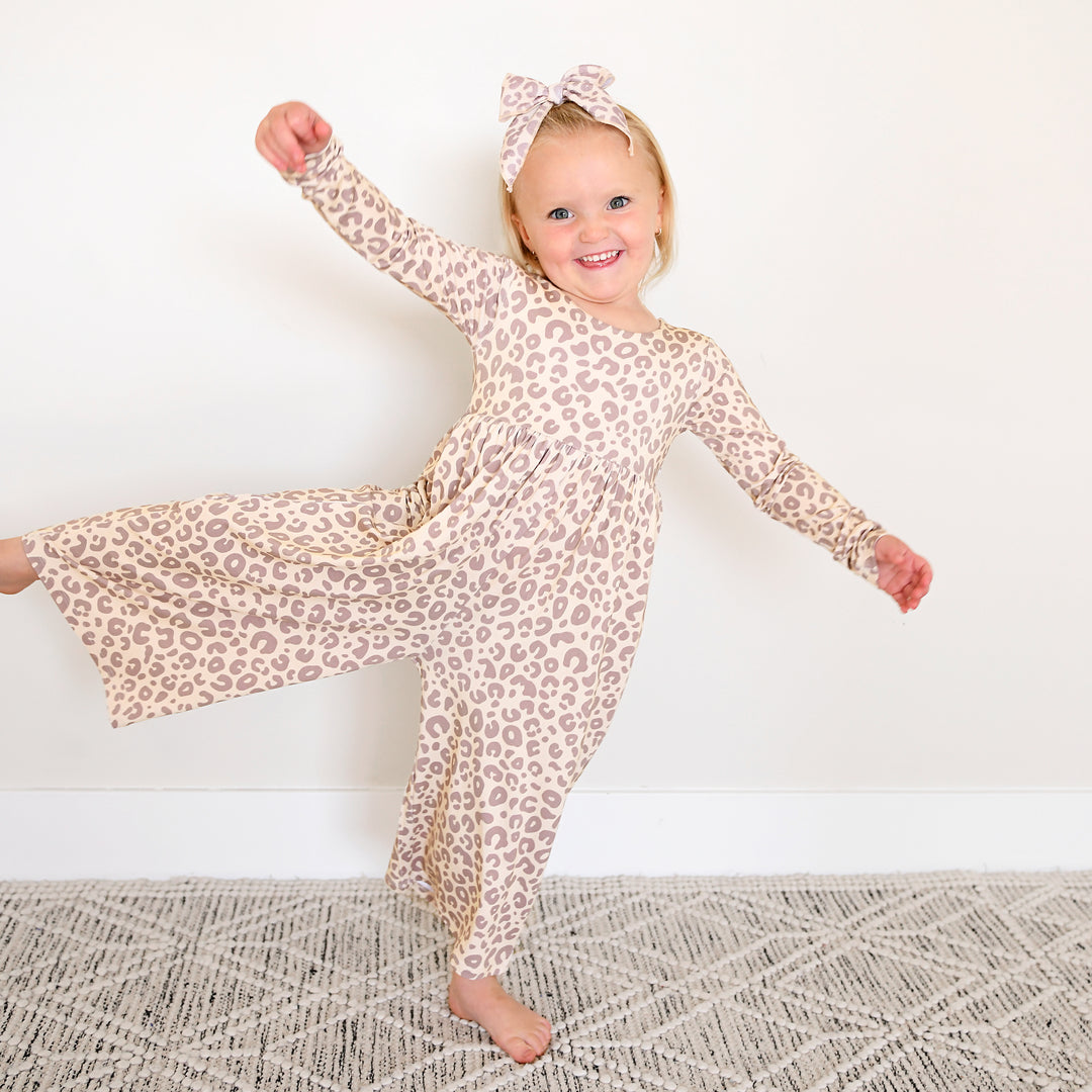 Amari Leopard WIDE LEG ROMPER