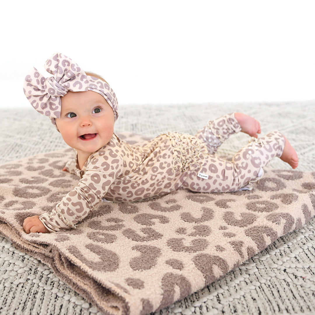 Amari Leopard RUFFLE ZIP - Gigi and Max